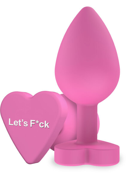 Toyjoy Lets Fuck Buttplug Pink 3,5 cm