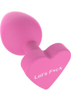 Toyjoy Lets Fuck Buttplug Pink 3,5 cm