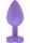 Toyjoy Secret Entrance Buttplug Purple 3,5 cm