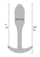 Toyjoy Smooth Analplug Medium Black 2,3 cm