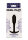 Toyjoy Smooth Analplug Medium Black 2,3 cm