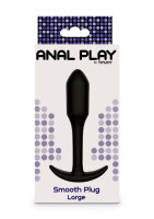 Toyjoy Smooth Anal Plug Large Black 2,6 cm