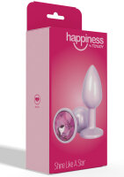 Toyjoy Happiness Shine Like A Star Buttplug Pink 2,6 cm