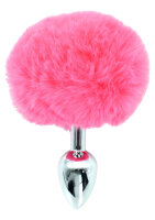 Toyjoy Happiness Enchanting Bunnytail Buttplug Pink 2,6 cm