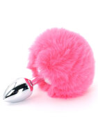 Toyjoy Happiness Enchanting Bunnytail Buttplug Pink 2,6 cm