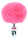 Toyjoy Happiness Enchanting Bunnytail Buttplug Pink 2,6 cm