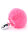 Toyjoy Happiness Enchanting Bunnytail Buttplug Pink 2,6 cm