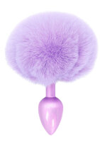 Toyjoy Happiness Enchanting Bunnytail Buttplug Purple 2,6 cm