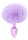 Toyjoy Happiness Enchanting Bunnytail Buttplug Purple 2,6 cm