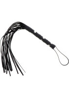Hidden Desire Short Studded Flogger Peitsche PU-Leder 56 cm