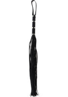 Hidden Desire Long Studded Flogger Peitsche PU-Leder 75 cm