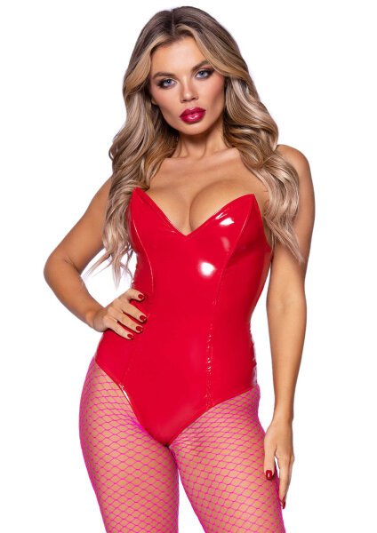 Leg Avenue Lack Boned Bodysuit S