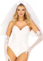 Leg Avenue Lack Boned Bodysuit L