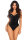 Leg Avenue Sequin Boned Crotch Bodysuit M