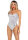 Leg Avenue Sequin Boned Crotch Bodysuit M