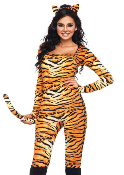 Leg Avenue Wild Tigress Catsuit XS
