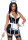 Leg Avenue Vinyl Naughty Maid Dress M