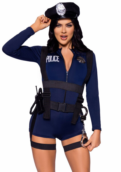 Leg Avenue Flirty Cop Romper L
