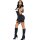 Leg Avenue Costume Sexy Swat Official Black S/M - M/L