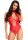 Leg Avenue Body mit Crotchless Panty rot S - L