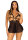 Leg Avenue Babydoll & Höschen aus Spitze und Mesh schwarz S - L