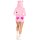 Leg Avenue Costume Teddy Bear Velvet Bodysuit Pink S - M