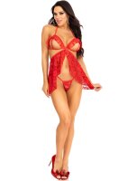 Leg Avenue Flywaway Babydoll & String rot S - L
