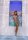 Leg Avenue Mesh top,g-string & sarong blue S/M - M/L