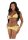 Leg Avenue Mesh top,g-string & sarong yellow S/M - M/L