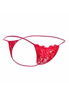 MOB Eroticwear Lace Thong rot S/M - L/XL