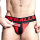 OXJOK by Oxballs Fisterjock Jockstrap Schwarz/Rot S - XL