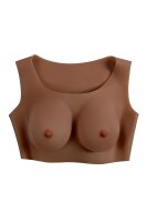 Gender X Realistisches Brustimitat dunkel C - E