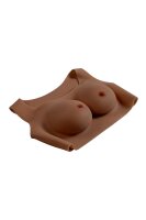 Gender X Realistisches Brustimitat dunkel C - E