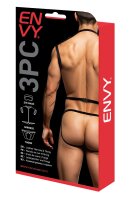 Envy 3 Pcs Wetlook Chest Harness M/L - L/XL