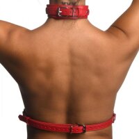 Strict Red Female Chest Harness S/M - M/L