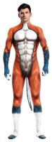CosplayDogs Wild Dog Cosplay-Anzug Orange S - XL