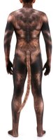 CosplayDogs Werwolf Cosplay-Jumpsuit Braun S -XL