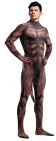 CosplayDogs Werwolf Cosplay-Jumpsuit Braun S -XL