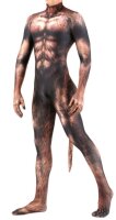 CosplayDogs Werwolf Cosplay-Jumpsuit Braun S -XL