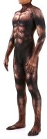 CosplayDogs Werwolf Cosplay-Jumpsuit Braun S -XL