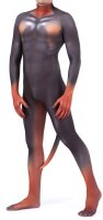 CosplayDogs Doberman Cosplay-Anzug schwarz-feuerrot S - XL