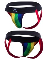 C4M Jockstrap Stripe Pride S - XL