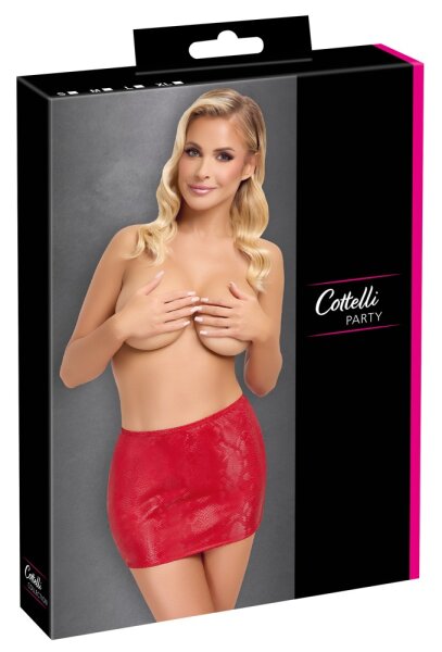 Cottelli Collection Minirock rot S - XL