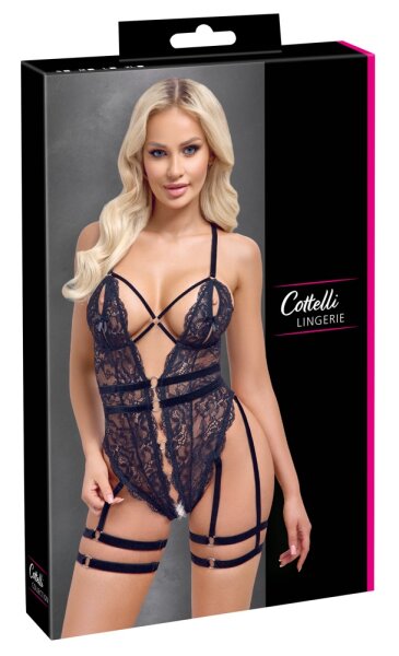 Cottelli Collection Body mit Spitze S - XL