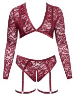 Cottelli Collection Top und Slip rot XL - 3XL