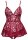 Cottelli Collection Babydoll rot XL - 3XL