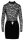 Black Level Lack Kleid mit Spitze S - XL