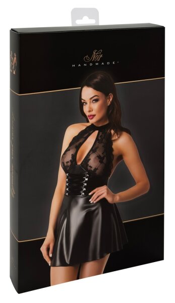 Noir Kleid Schnürung S - XL