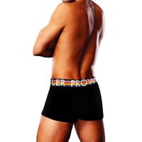 Prowler Boxershorts mit Pfoten Emblem in Regenbogenfarben schwarz XS - XXL