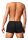 Prowler Badeshorts schwarz mit bunten Prowler Tatzenlogo S - XL
